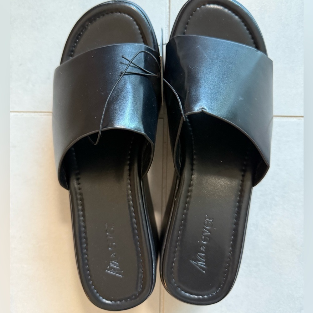 City Beach Australia, Ava & Ever - Women's Black Slide Sandals - Picture 8 of 9